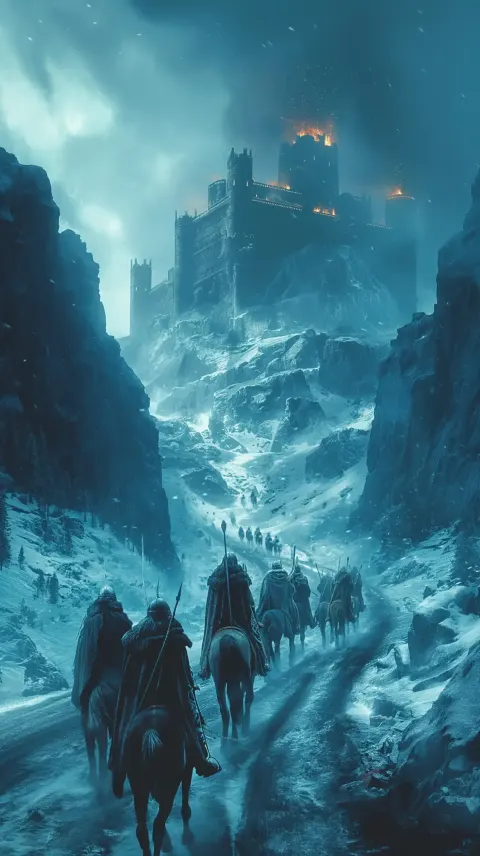 Neon Viking Army Battle