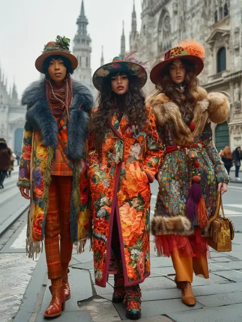 Vintage Fashion Parade Milan