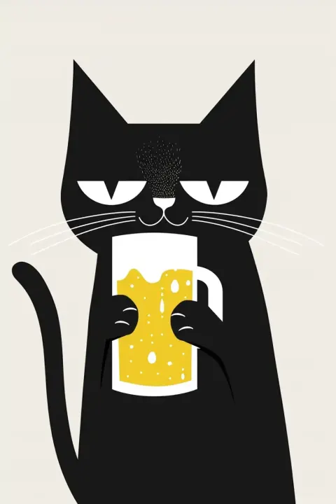 Flat Cat Beer Design