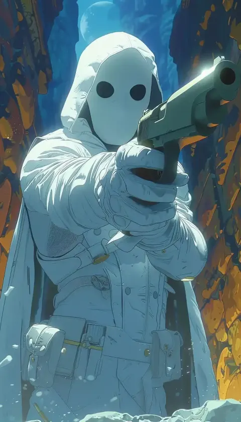 Gun-Wielding Moon Knight