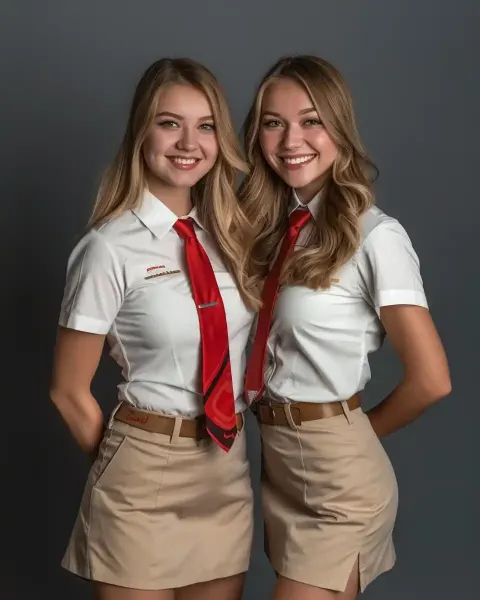 Professional Crew in Uniform