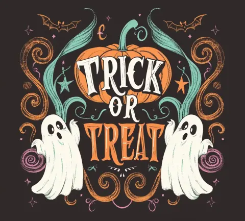 Vintage Halloween Jack O Lanterns