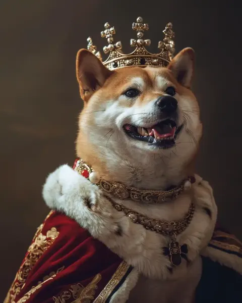 Dutch King Shiba Portrait