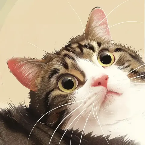 Plush Cat Closeup