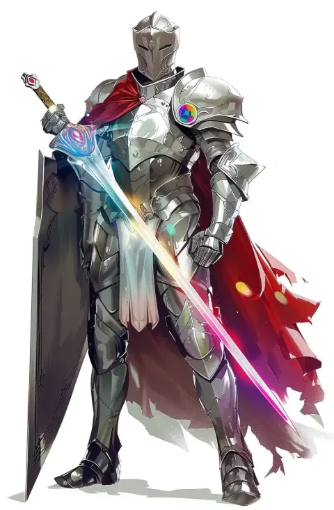 Anime Paladin Character Design