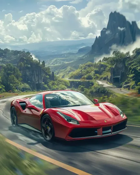Realistic Ferrari Race Day