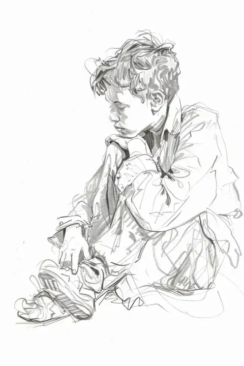 Continuous Line Workhouse Boys