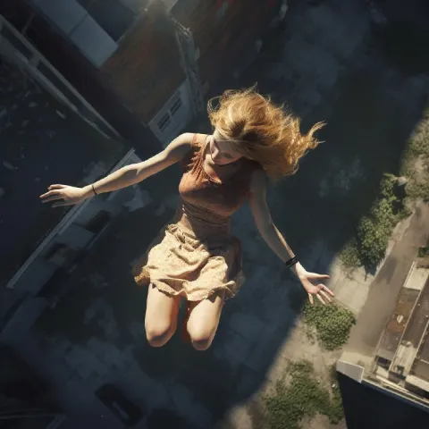 Falling from the Sky Hyper Realistic Aerial Photography