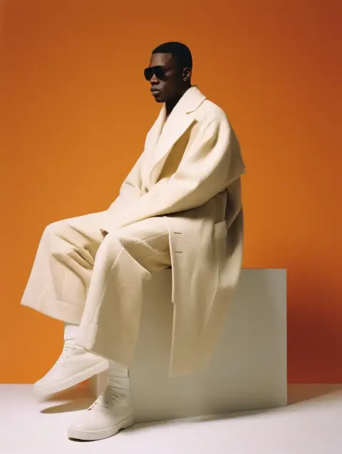 Black Man on Cube