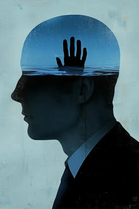 Silhouette Pool Hand