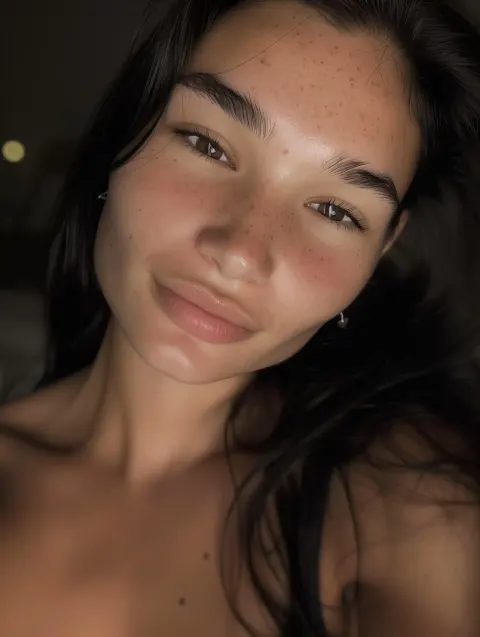 Snapchat Selfie Young Woman