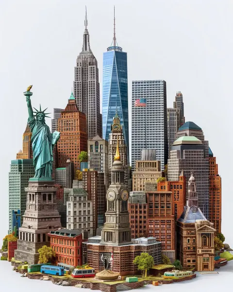 Iconic New York Cityscape