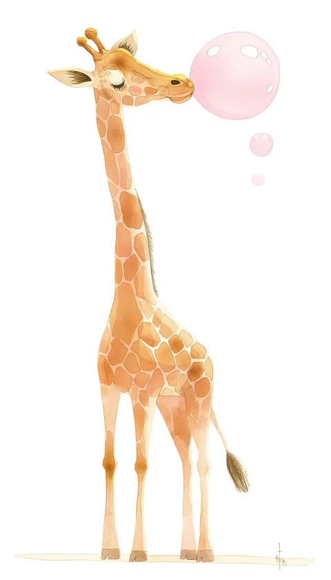 Giraffe Bubblegum Collab