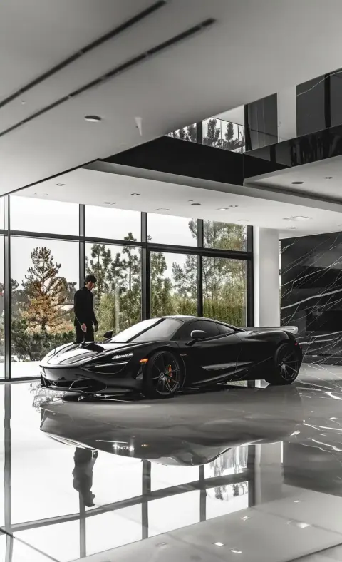 Modern Mansion McLaren Garage