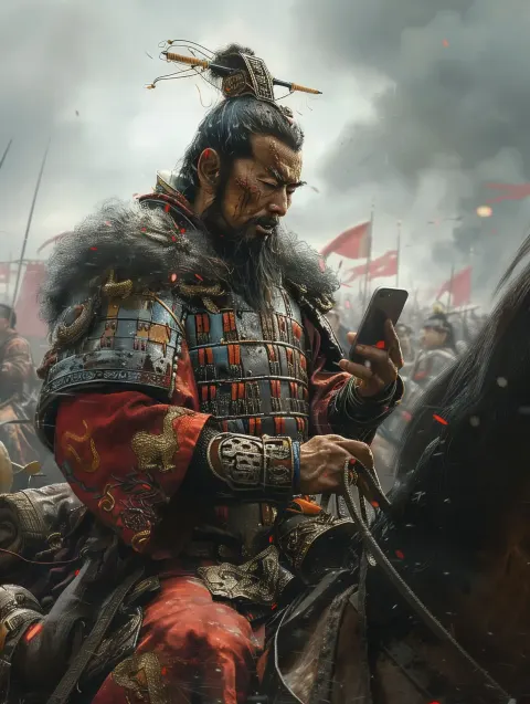 Photorealistic Chinese General on iPhone