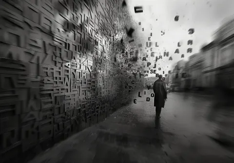 Typographic Hyperobject Photography
