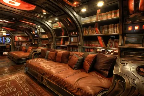 Organic Sci-Fi Reading Nook