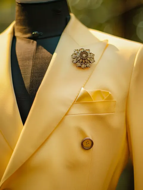 Noble Yellow Suit Portrait