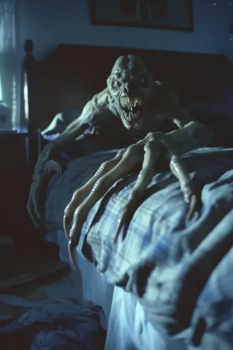 Creepy Monster Under Bed