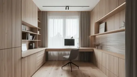 Minimalist Study Room Design