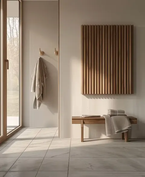 Minimalist Wood Coat Rack
