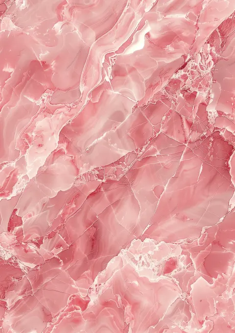 Pastel Pink Marble Spheres