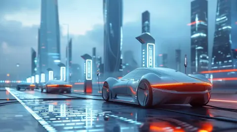 Futuristic Charging Station