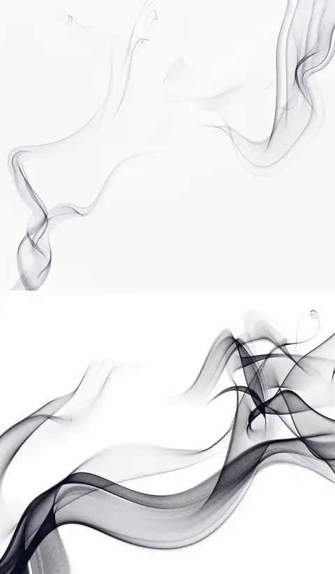 Minimalistic Vapor Trails Card