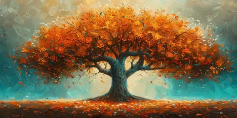 Orange Tree in Oil