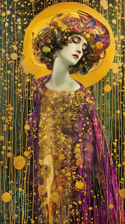 Raw Chaos Klimt Inspired