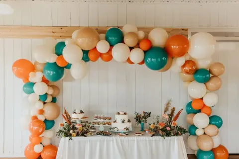 Boho Balloon Arch Party
