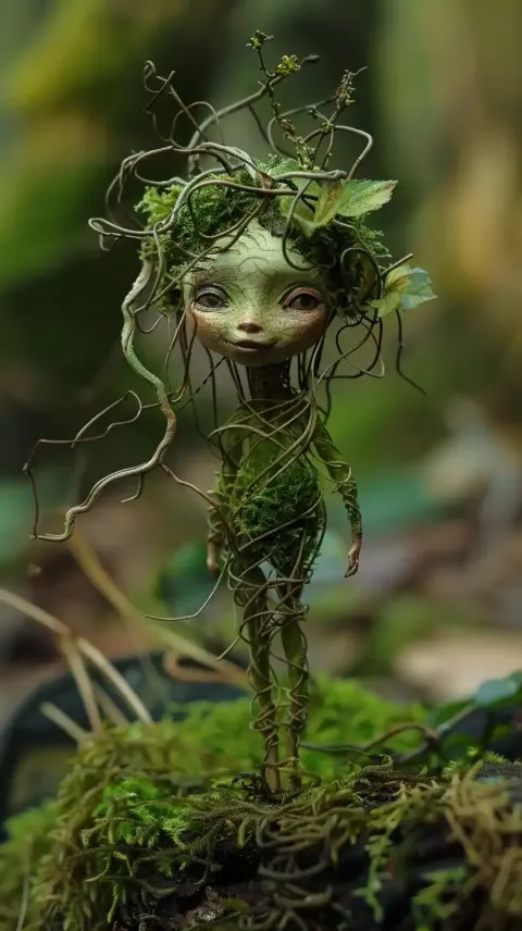 Vine Fairy in Forest