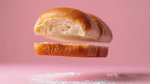 Hyperrealistic Brioche Slices