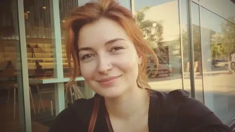 Casual Selfie Woman Glass