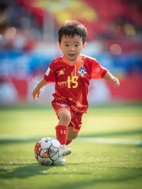 Chinese Toddler Euro Soccer