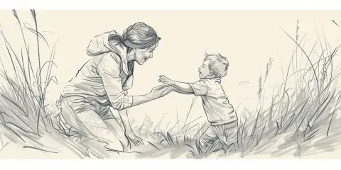 Playful Mother and Child