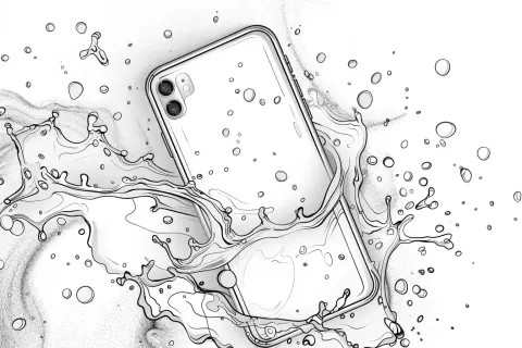 Vector Phone Case Outline