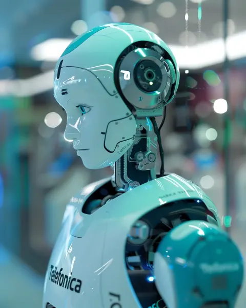 Futuristic Robot at Telefonica