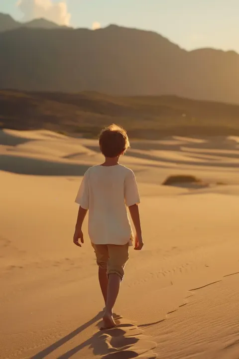 Desert Night Walk Cinematic