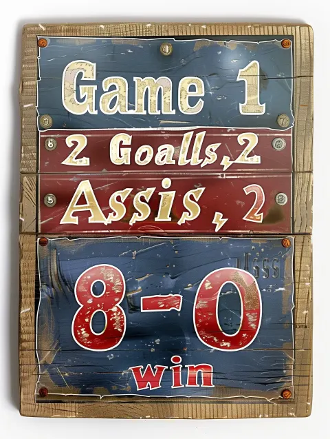 Soccer Scorecard Graphic