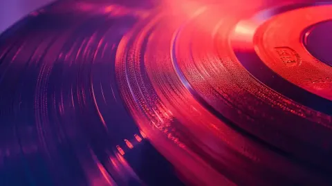 Vinyl Red Purple AR