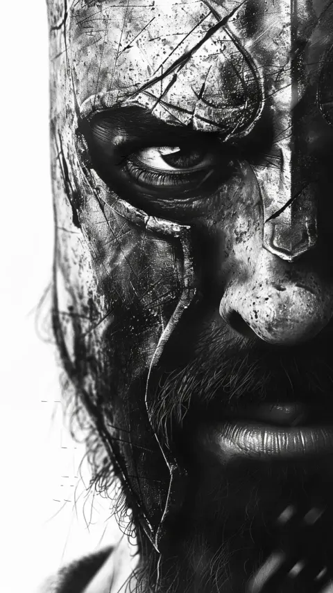 Spartan Hyper-Realism Portrait