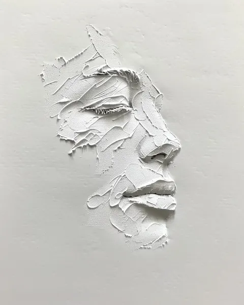 Minimalist Painted Face