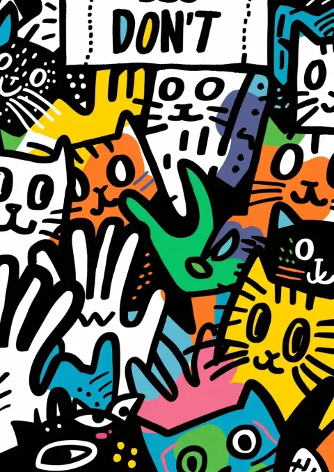 Keith Haring Cats Factory