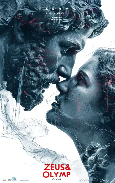Supernatural Statue Kiss Poster