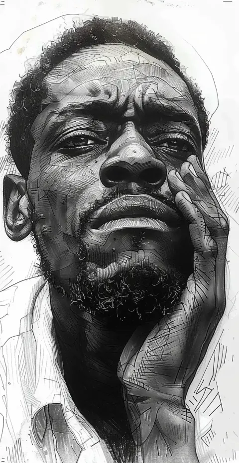 Akira-Style African Man
