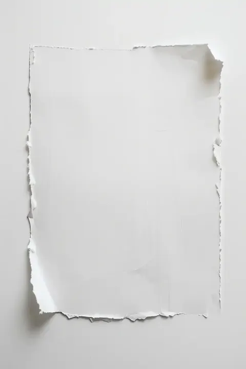 Minimalist Torn Paper Art