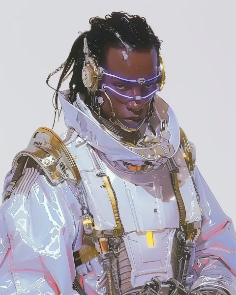 Futuristic Warrior by Sorayama