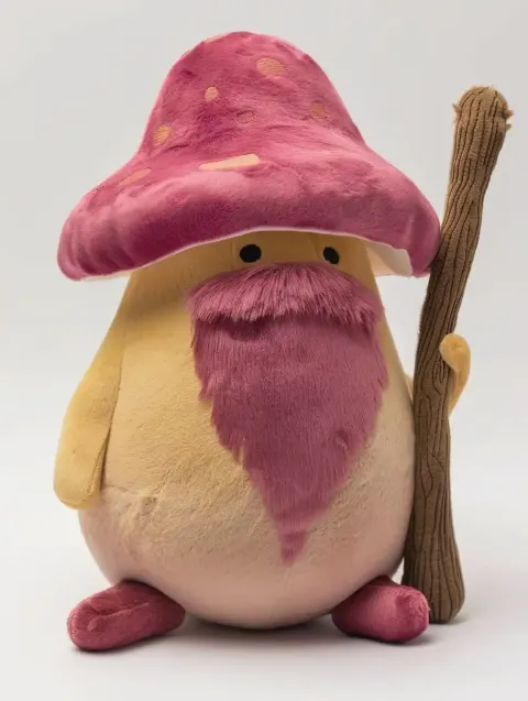 Plush Boletus Wizard Staff