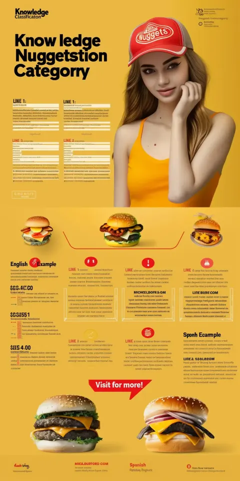 Fast Food Infographic Design